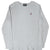 Front of grey Polo Jeans Co. Ralph Lauren long-sleeve waffle shirt with small chest embroidery