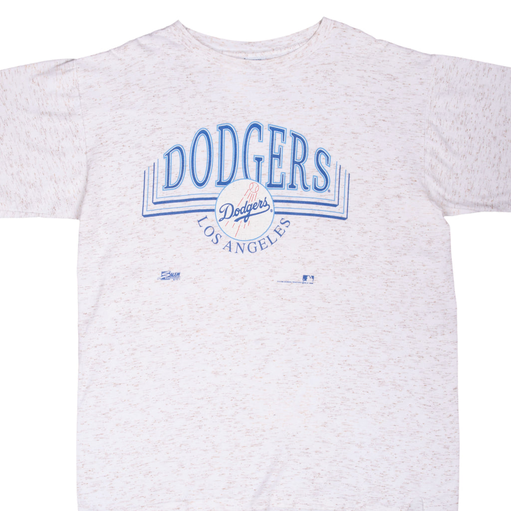 Vintage Mlb Los Angeles Dodgers Tee Shirt 1992 Size XL Made In Usa With Single Stitch Sleeves