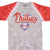 Vintage Tie Dye Mlb Philadelphia Phillies Liquid Blue Tee Shirt 1990S Medium Made In USA