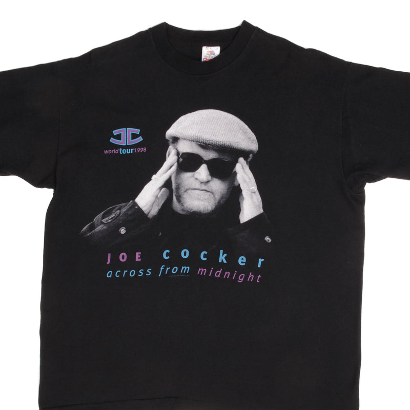 Vintage Joe Cocker Across From Midnight Tee Shirt 1997 Size XL Made Usa