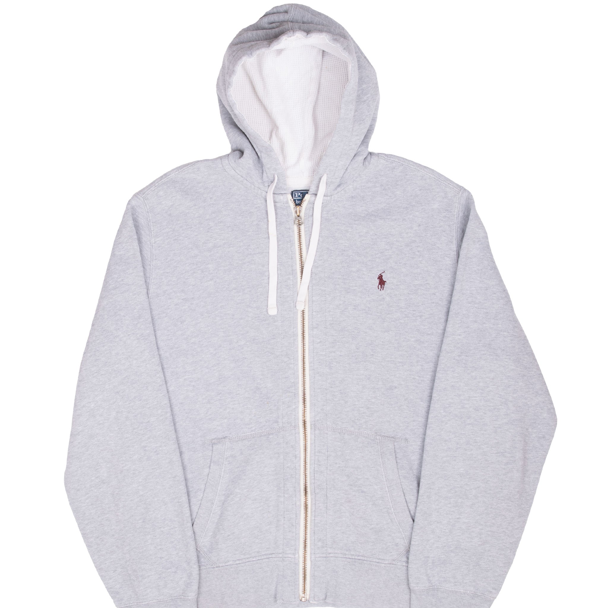 Vintage Ralph Lauren Full Up Classic Grey Hoodie Sweatshirt 1990S Size XL