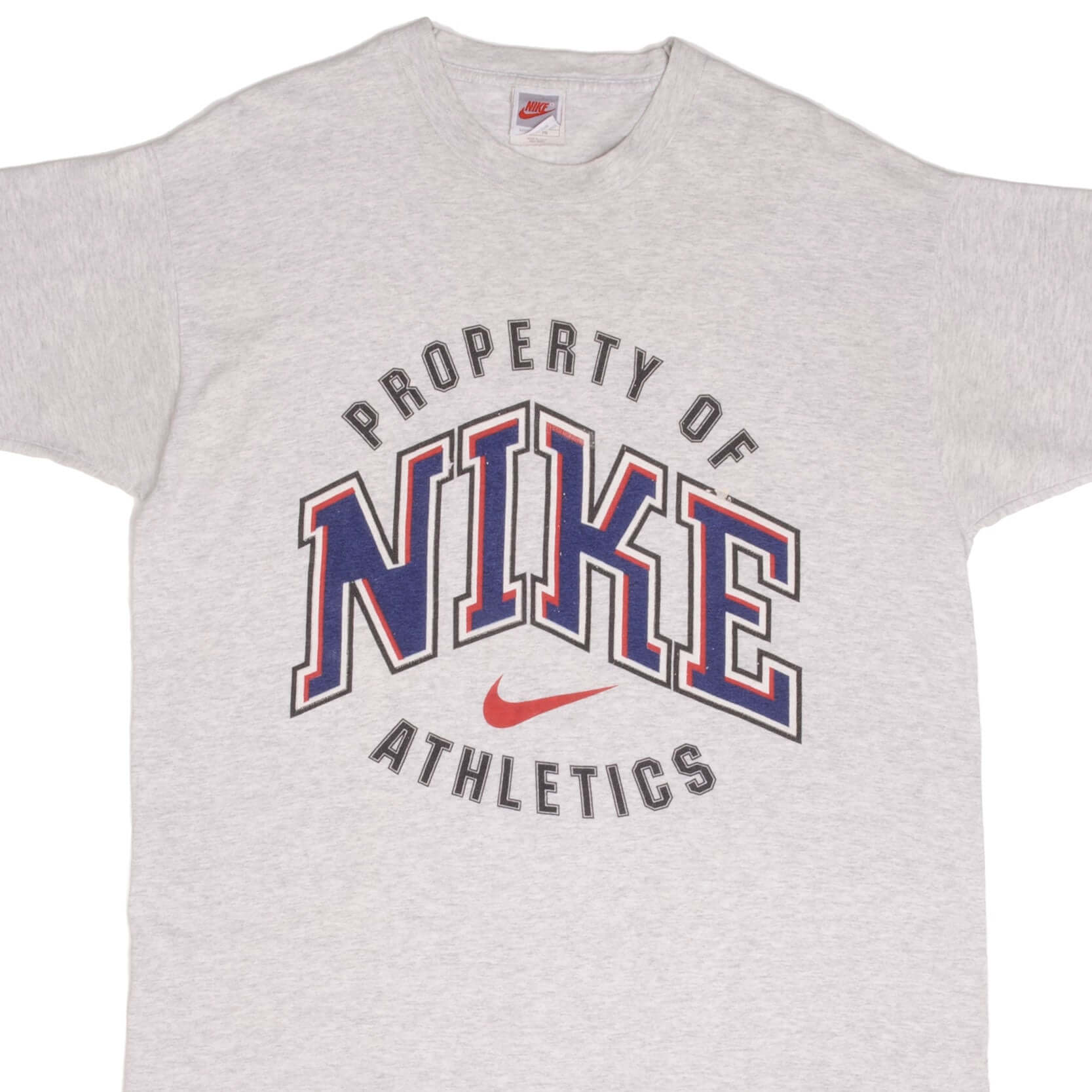 Vintage Nike Athletics Tee Shirt Size Large Made In USA With Single Stitch Sleeves