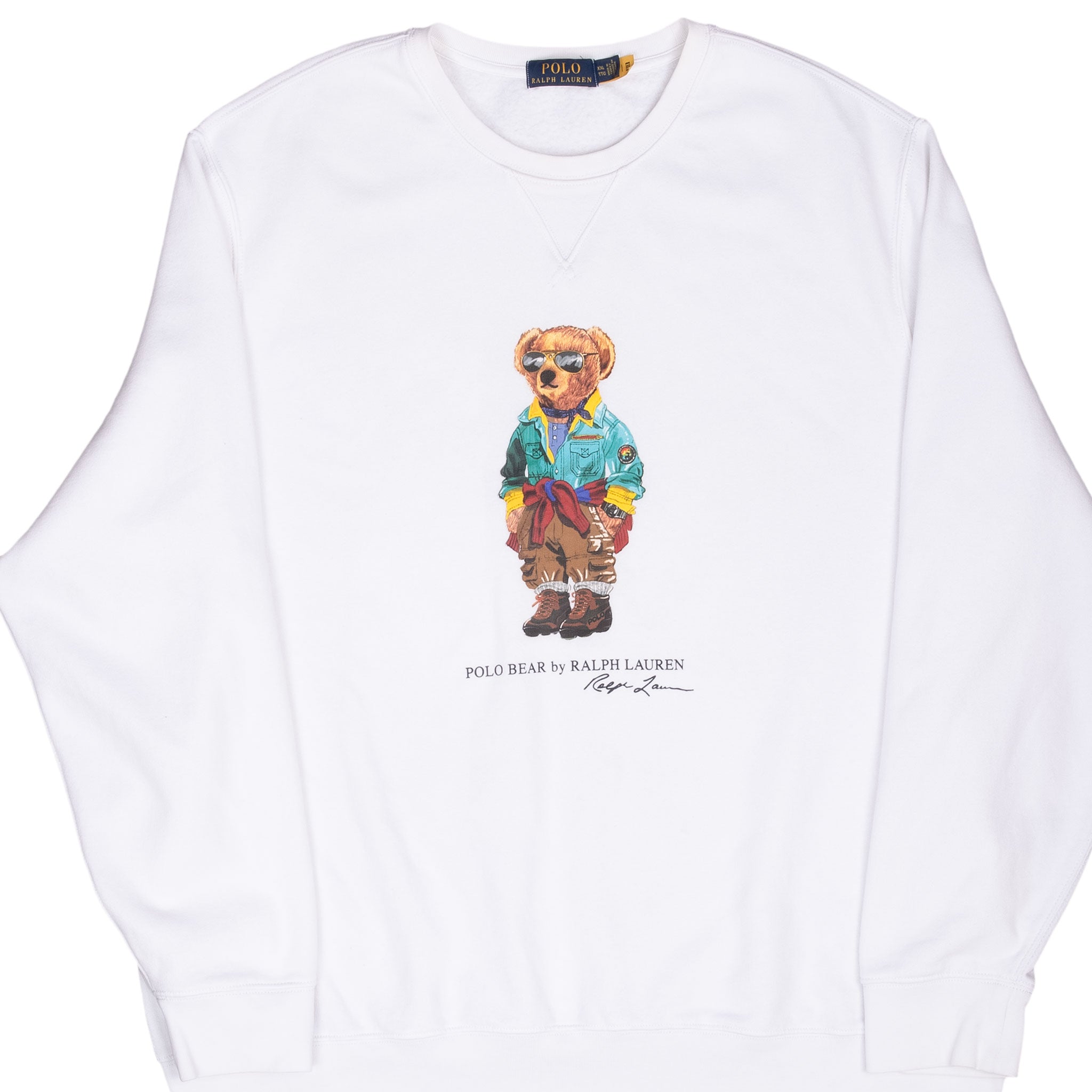 Vintage Polo Ralph Lauren Teddy Bear Sweatshirt 2000S Size 2XL