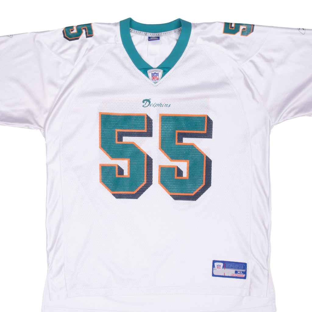 Vintage Nfl Miami Dolphins Seau #55 Reebok Jersey 2000S Size Xl