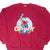 Front of burgundy Disney sweatshirt with multicolor Goofy graphic