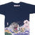 Vintage Godzilla The Great Wave Off Kanagawa Tee Shirt Size Large