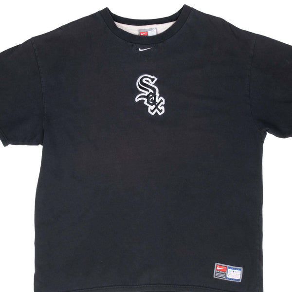 Vintage Nike Mlb Chicago White Sox Embroidered Tee Shirt 2000S Size XL