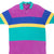 Vintage Polo Ralph Lauren Multicolor Polo Shirt Size Large Made In Usa