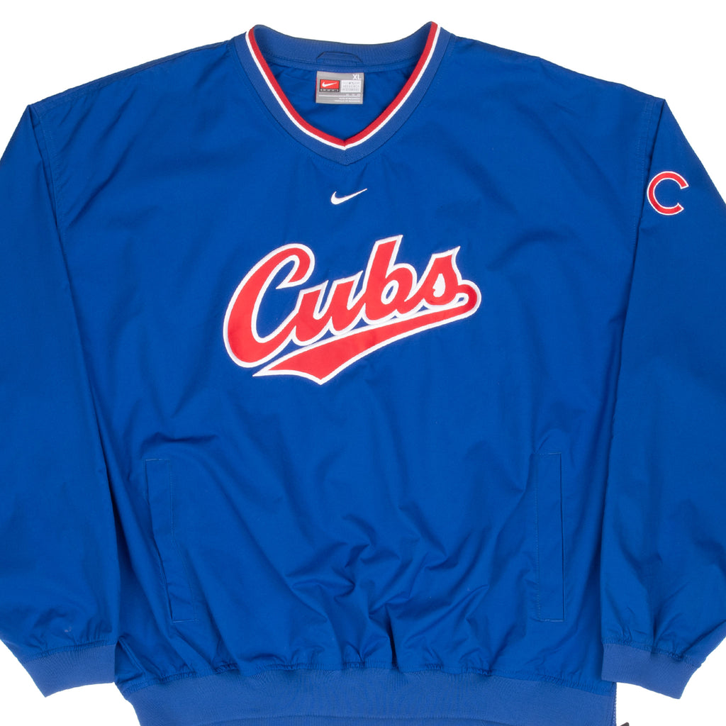 Vintage Nike Mlb Chicago Cubs Windbreaker Pullover 2000S Size XL