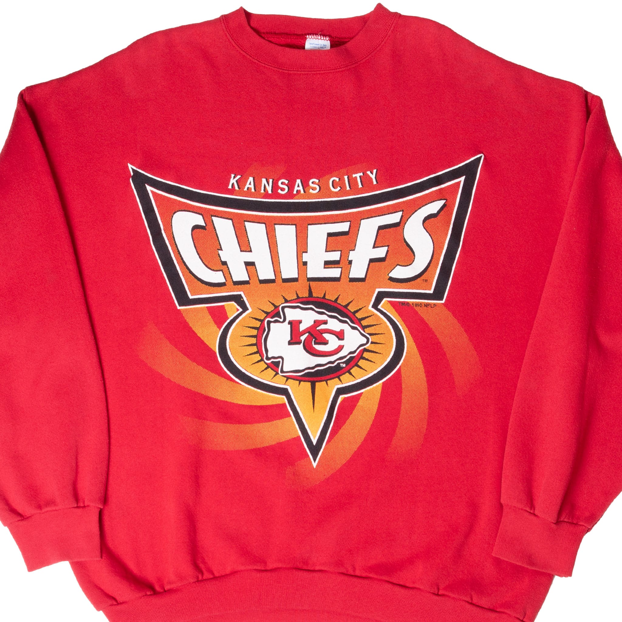 VINTAGE NFL KANSAS CITY CHIEFS 1995 SWEATSHIRT SIZE 2XL MADE IN USA