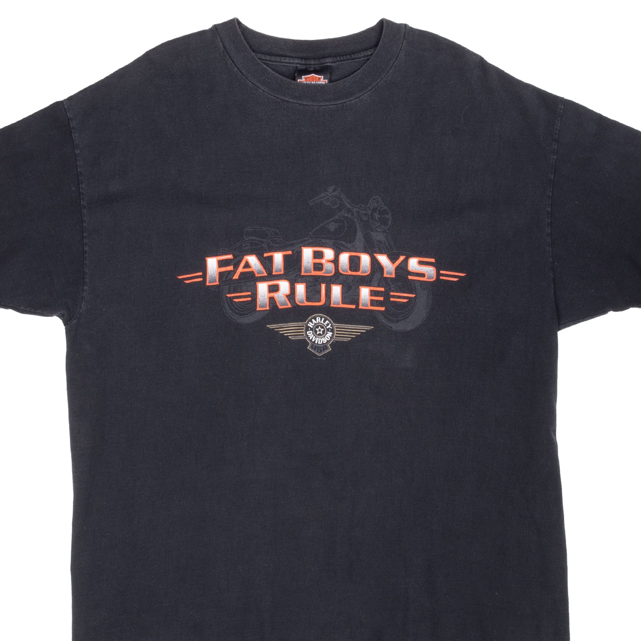 VINTAGE HARLEY DAVIDSON LONGVIEW TEXAS 1998 TEE SHIRT SIZE XL MADE IN USA