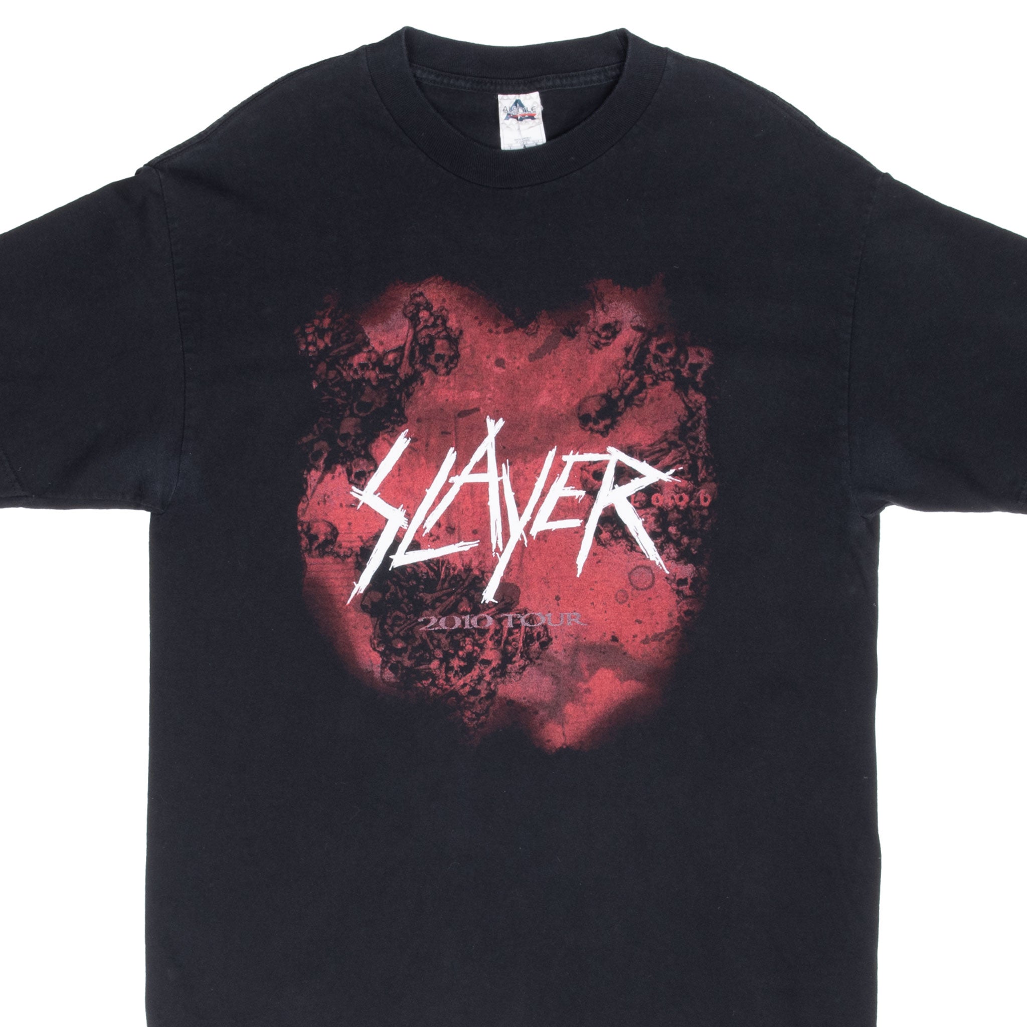 Vintage Slayer The American Carnage Tour 2010 Tee Shirt Size Large