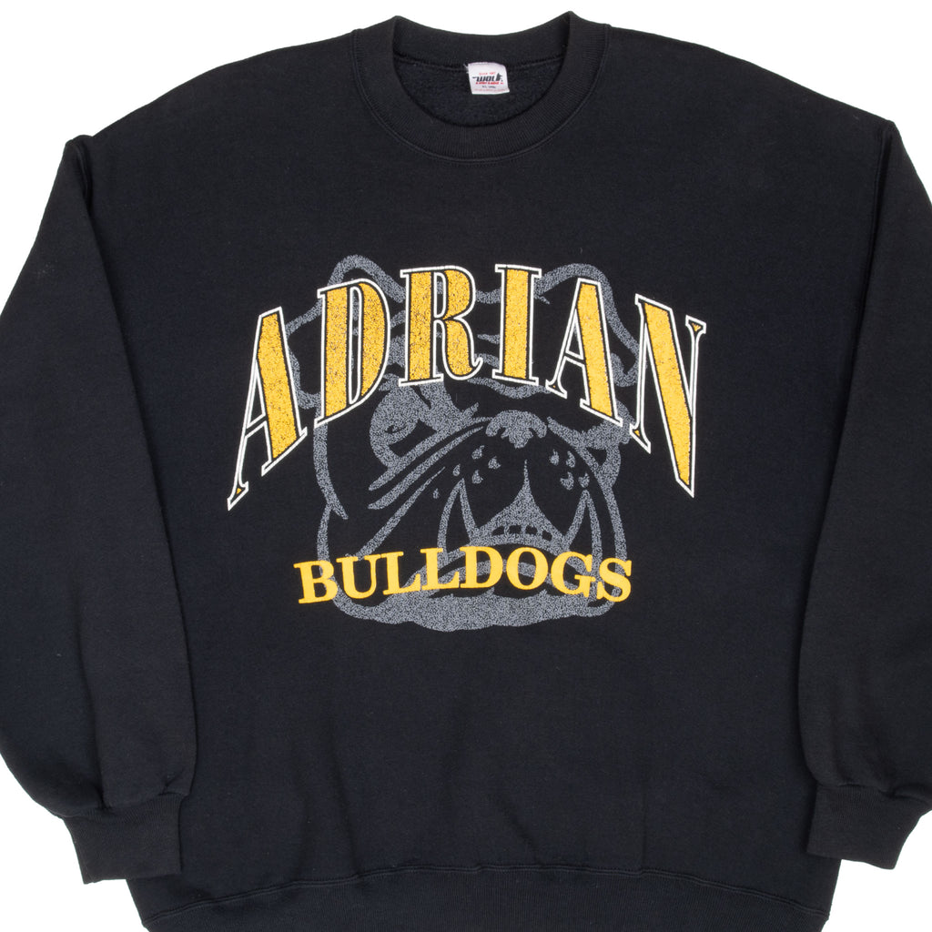 Vintage Ncaa Adrian College Bulldogs Sweatshirt 1990S Size XL Made In Usa