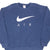 Vintage Nike Air Big Swoosh Sweatshirt 1990S Size Large Made In Usa