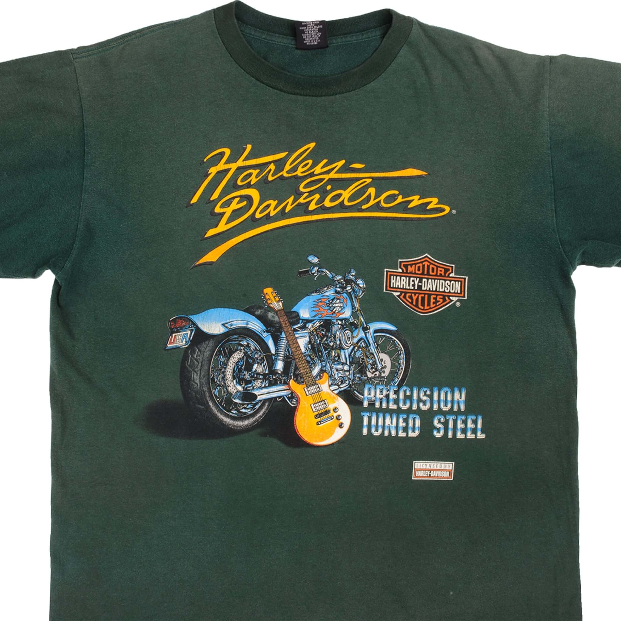 VINTAGE HARLEY DAVIDSON TEE SHIRT 1995 SIZE LARGE MADE IN USA