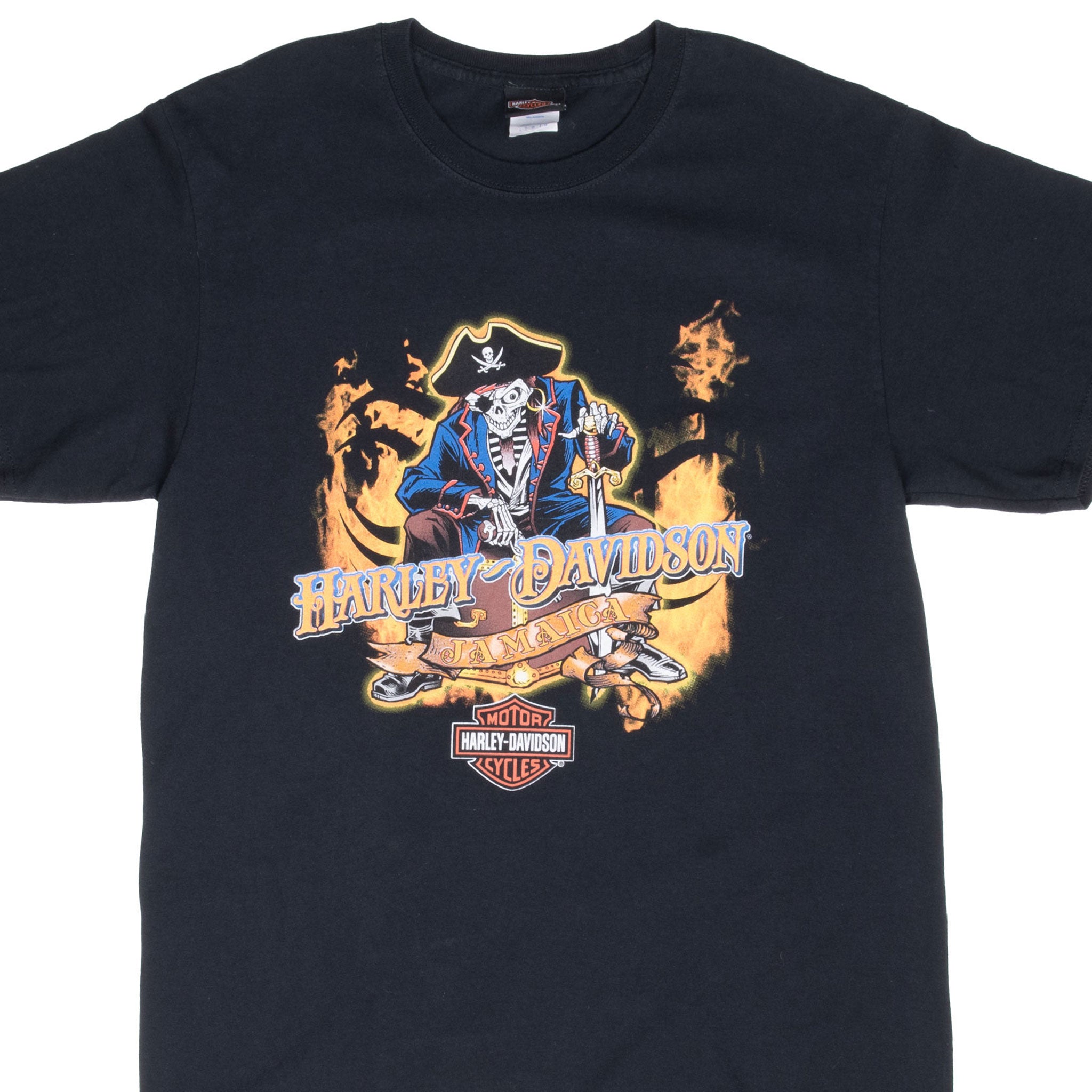 Vintage Harley Davidson Jamaica 2000S Tee Shirt Size Medium