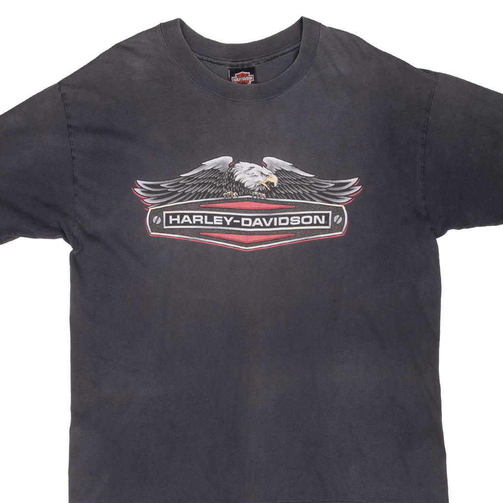 Vintage Harley Davidson Wichita Kansas 1990S Tee Shirt Size XL Made In Usa