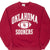 VINTAGE NCAA OKLAHOMA SOONERS 1990S RED SWEATSHIRT MEDIUM