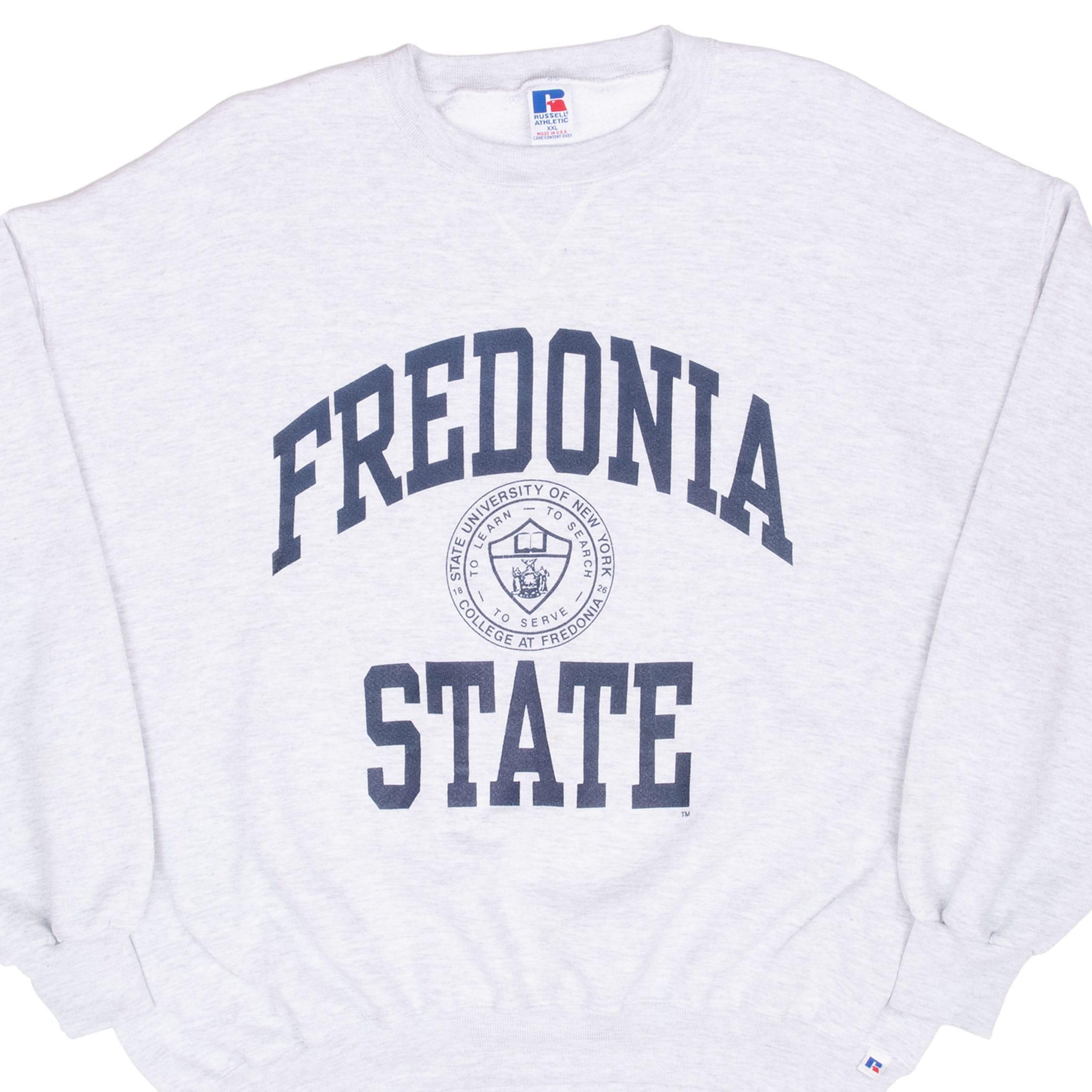 VINTAGE FREDONIA STATE UNIVERSITY 1990S RUSSELL SWEATSHIRT 2XL MADE IN USA
