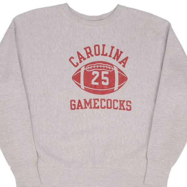Vintage Champion Carolina Gamecocks Football Reverse Weave Sweatshirt 1970S Size Large Made In Usa