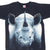 Vintage Rhinoceros 1994 Animal Print Tee Shirt Size Large Made In Usa With Single Stitch Sleeves