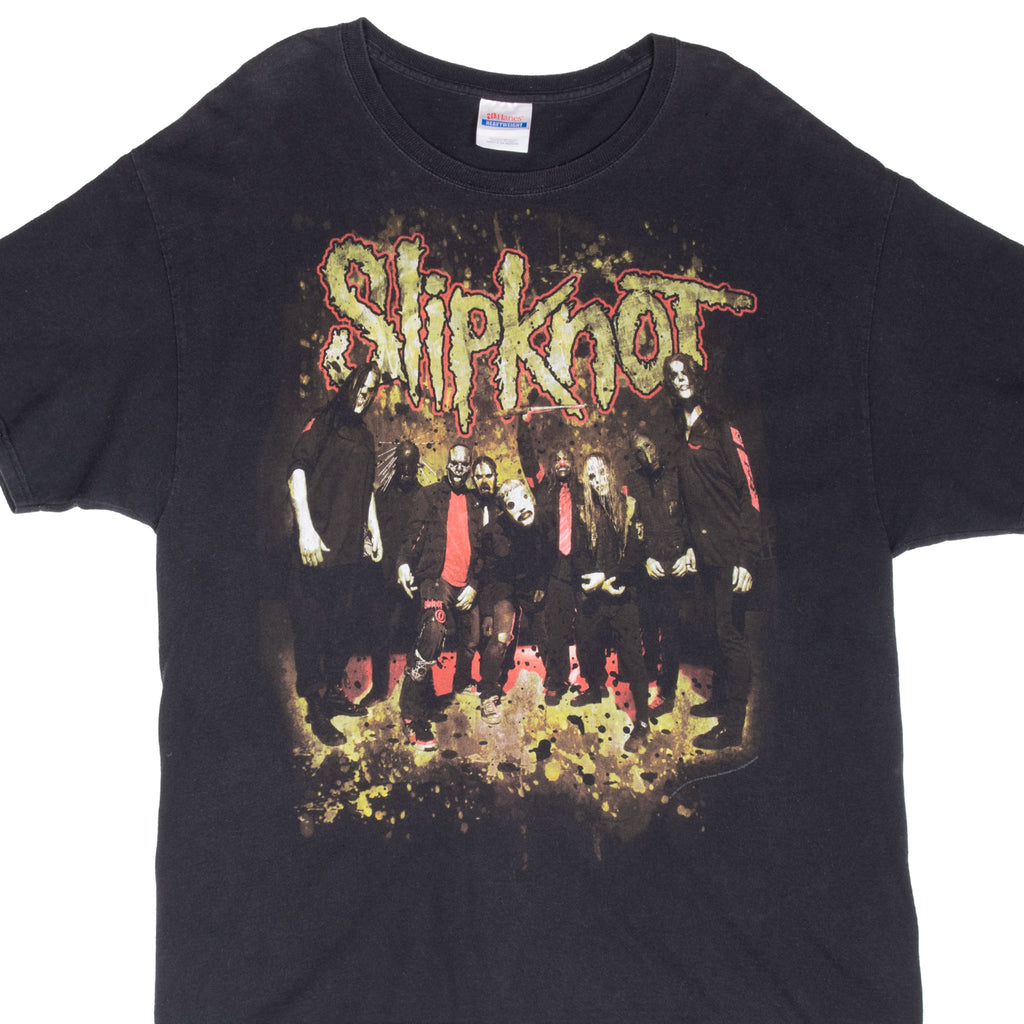 Vintage Slipknot 2009 Black Tee Shirt Size Large