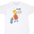Vintage The Simpsons Bart Tee Shirt 1990S Size Large With Single Stitch Sleeves