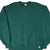 Front of blank pine green Russell Athletic crewneck sweatshirt