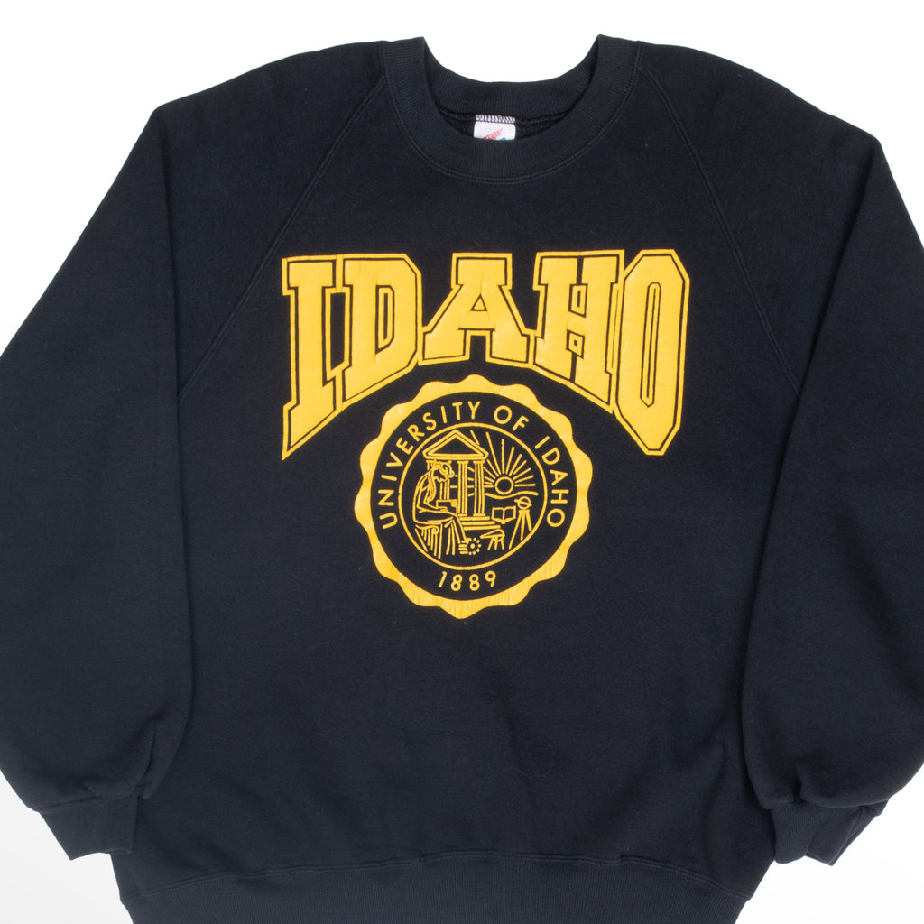 Vintage University Of Idaho Jerzees Sweatshirt 1990S Size Large Made In Usa