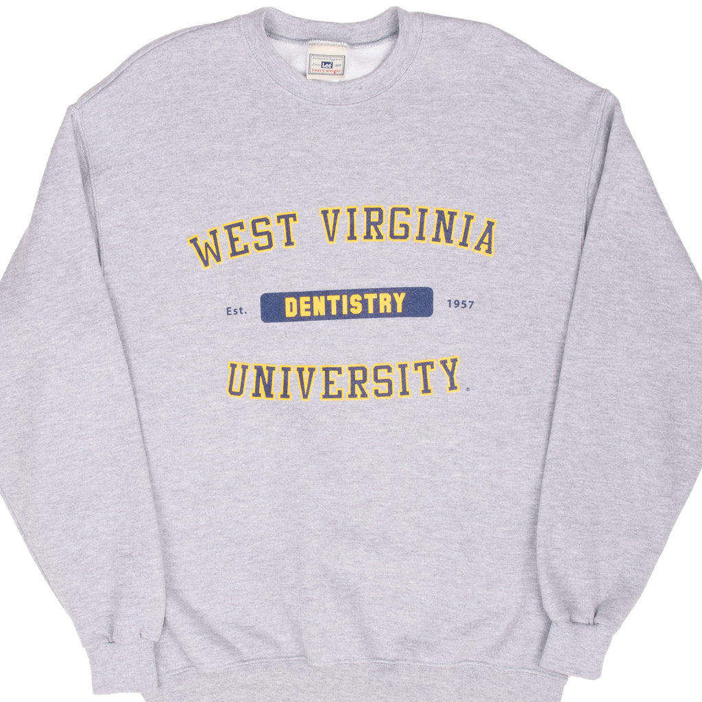 Vintage West Virginia Dentistry Grey Sweatshirt 2000S Size Medium