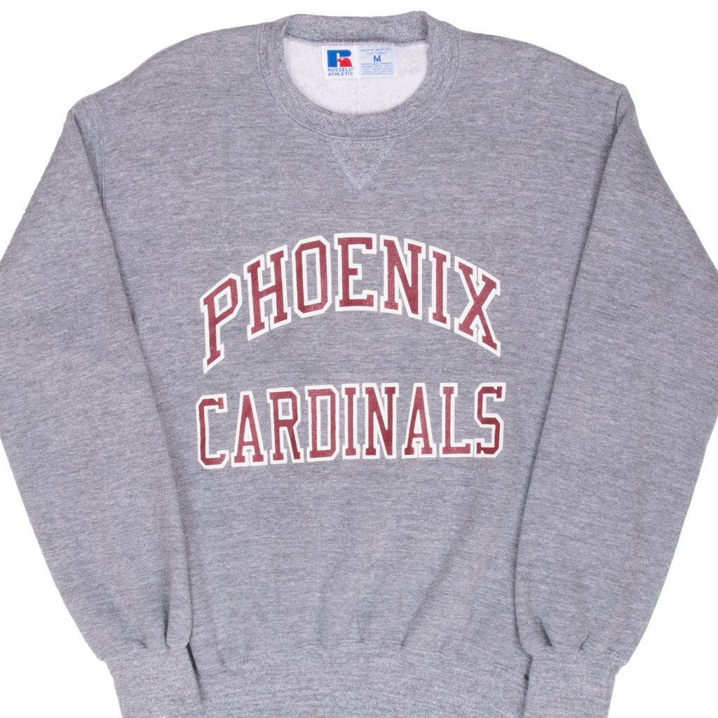 Vintage Nfl Arizona Cardinals Phoenix Russell Sweatshirt 1990S Size Medium Made In Usa