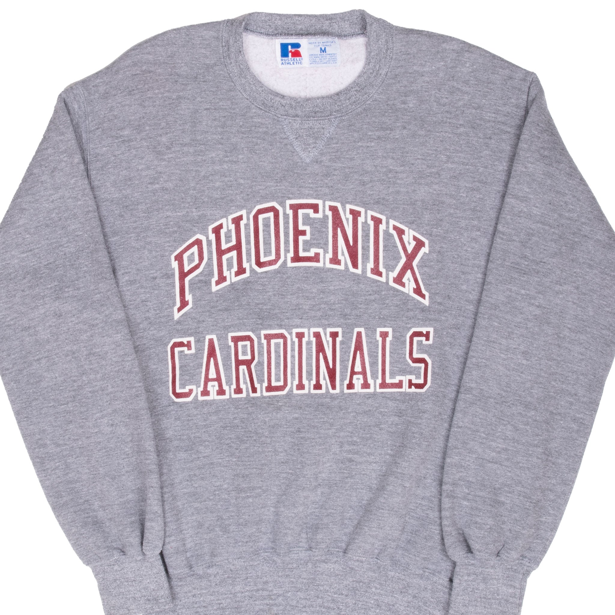 Vintage Nfl Arizona Cardinals Phoenix Russell Sweatshirt 1990S Size Medium Made In Usa