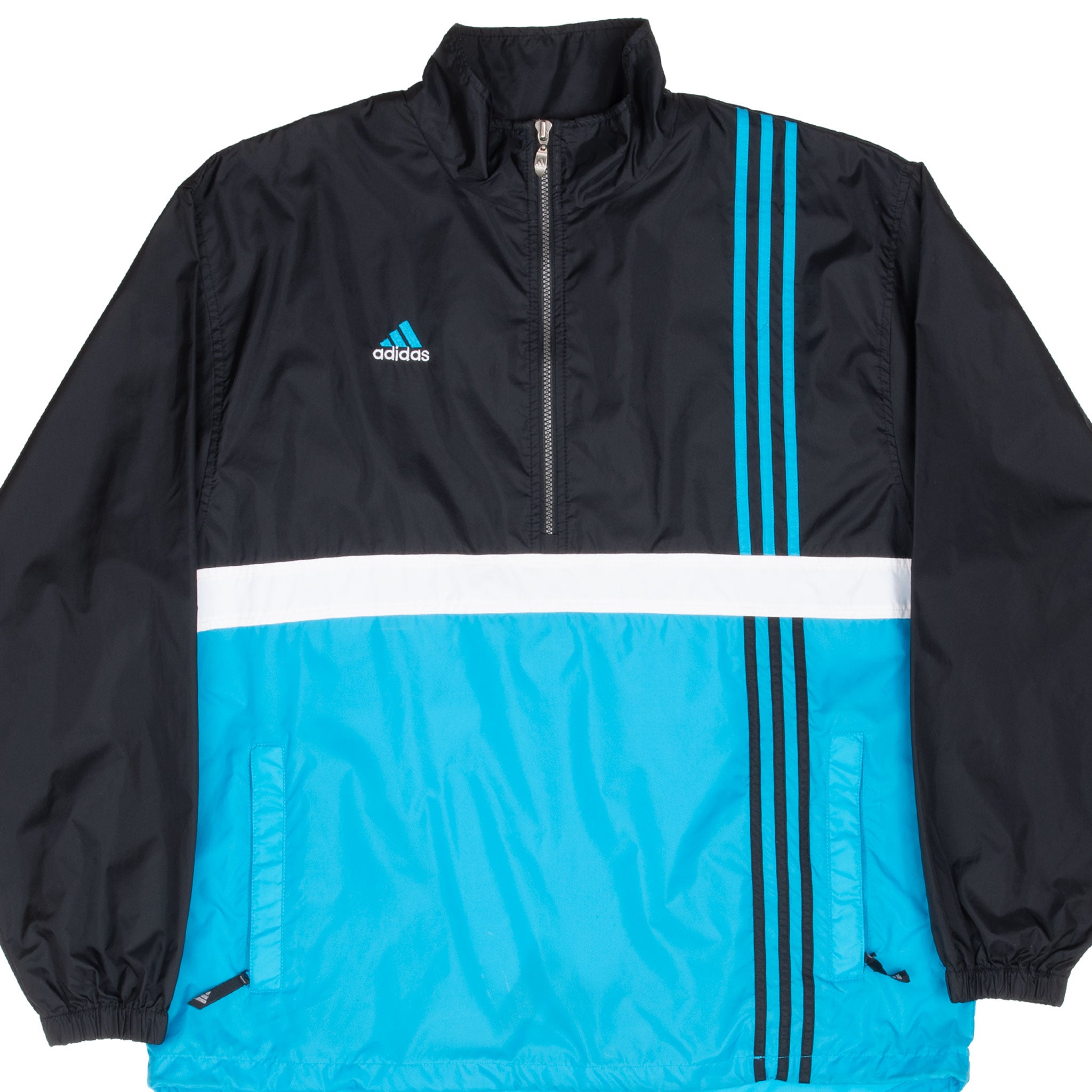 Vintage Adidas Pullover Windbreaker Jacket 1990S Size Large