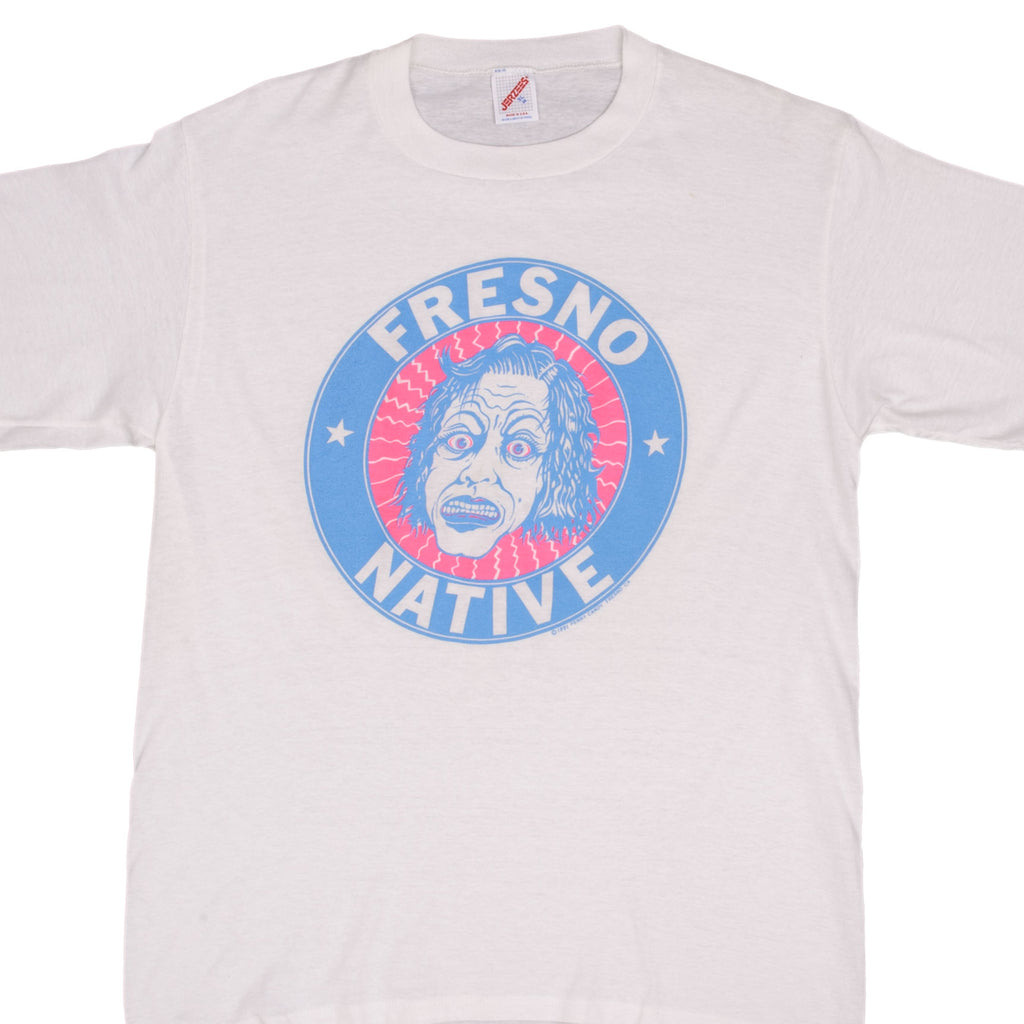Vintage Penny Candy Fresno Native Tee Shirt 1991 Size Large Made In Usa With Single Stitch Sleeves