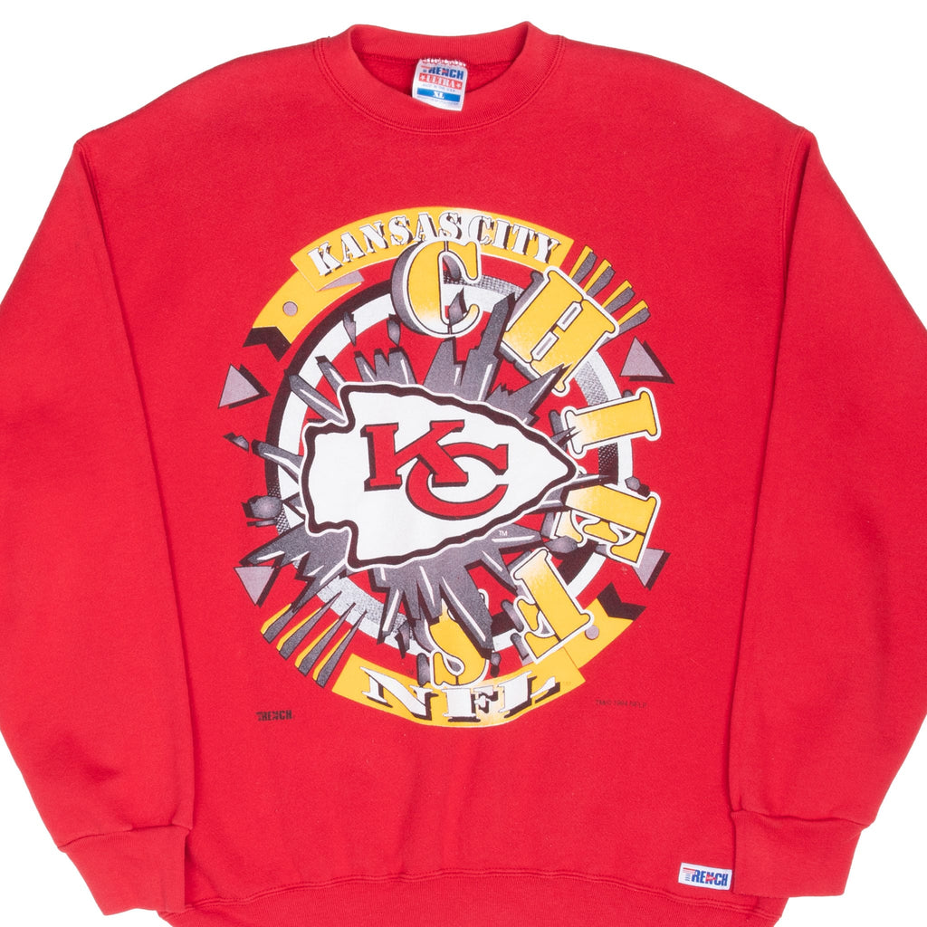Vintage Nfl Kansas City Chiefs 1994 Sweatshirt Size XL Made In Usa