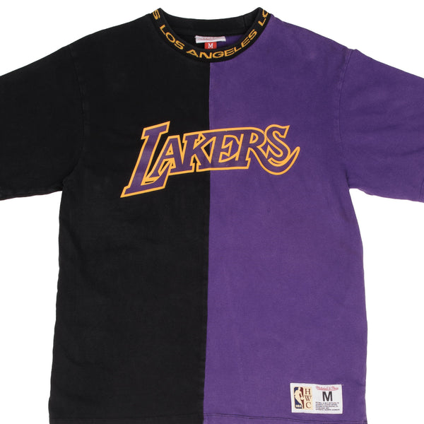 Vintage Nba Los Angeles Lakers Mitchell &amp; Ness Tee Shirt 2000S Size Medium