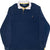 Vintage Ralph Lauren Blue Rugby Polo Shirt 1990S Size XL Tall