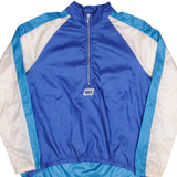Vintage Nike Blue Windbreaker From 1989-1994 Half Zip Jacket Size Large Nike Grey Label