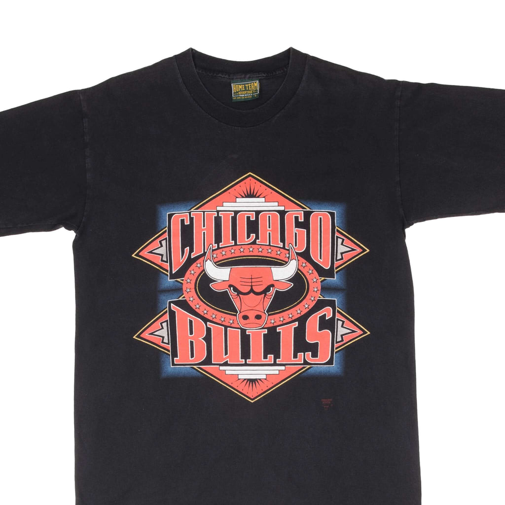 Vintage NBA Chicago Bulls 1990S Tee Shirt Size Large Made In USA With Single Stitch Sleeves