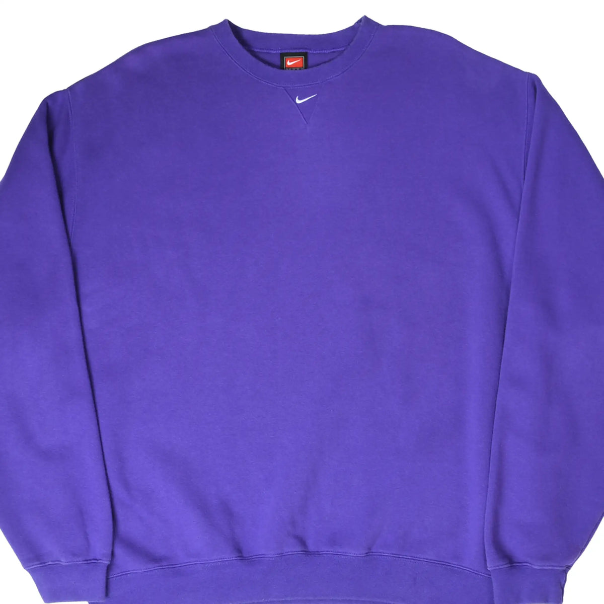 Vintage Nike Center Swoosh Purple Sweatshirt 1990s Size XL