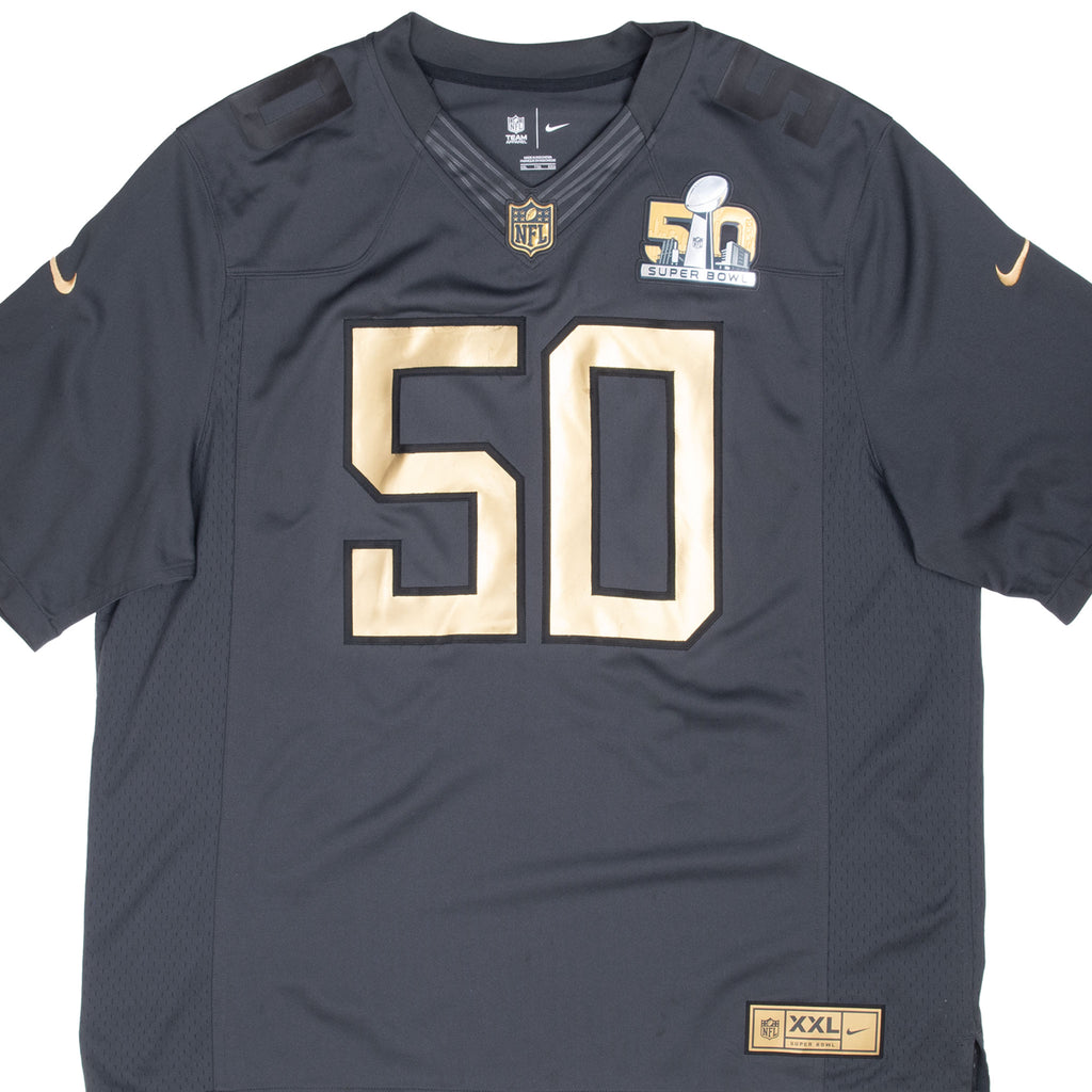 Vintage Nike Super Bowl L 50 Jersey Size 2XL 2016