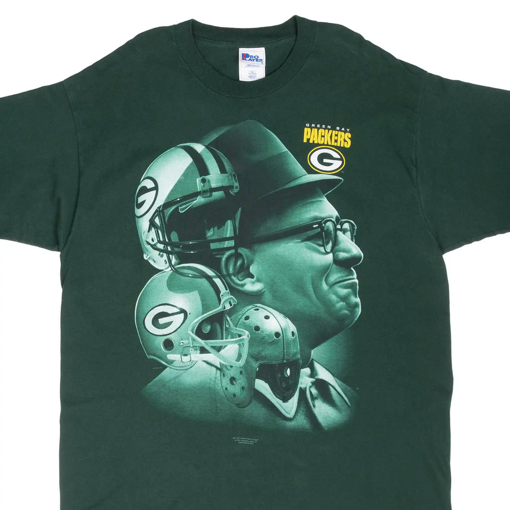Vintage Nfl Green Bay Packers 1998 Tee Shirt Size Xl Made In USA With Single Stitch Sleeves