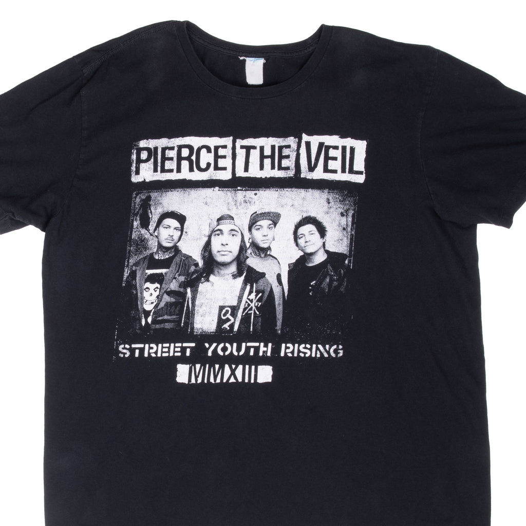 Vintage Pierce The Veil Street Youth Rising 2013 Tee Shirt Size XL