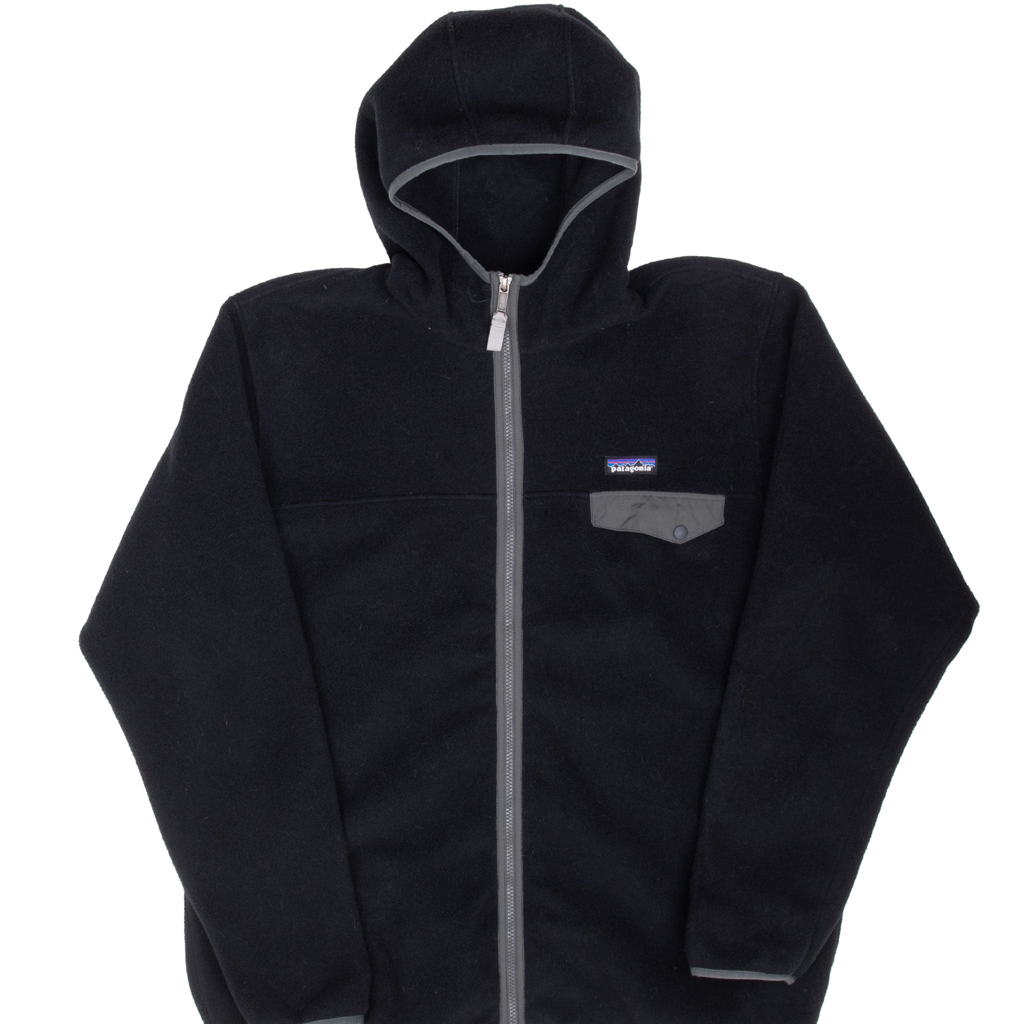 Vintage Patagonia Snap T Synchilla Zip Up Black Hooded Fleece Jacket Size XL

RN51884

STY25462