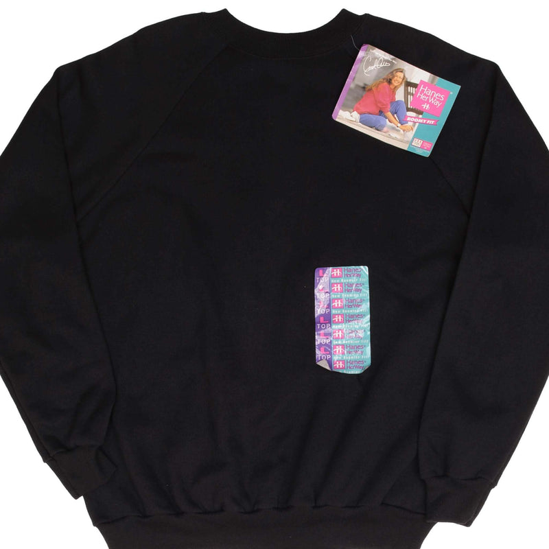 Hanes black sweater hotsell