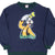 Vintage Disney Goofy Blue Sweatshirt 1990S Size Medium