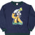 Vintage Disney Goofy Blue Sweatshirt 1990S Size Medium