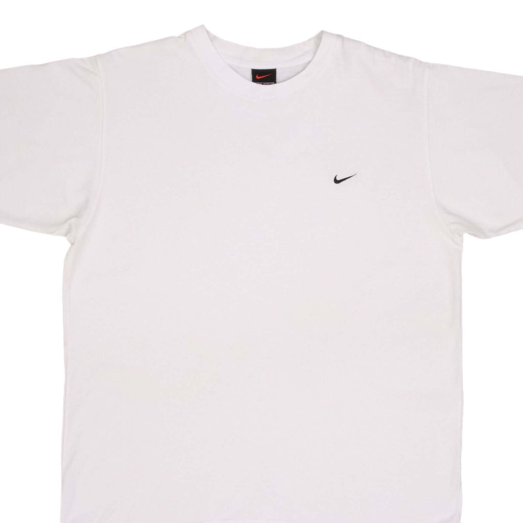 Vintage Nike Classic Swoosh White Tee Shirt Size 1990s Size Medium