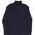 Vintage Polo Ralph Lauren Navy Blue Quarter 1/4 Zip Sweater 1990s Size Medium