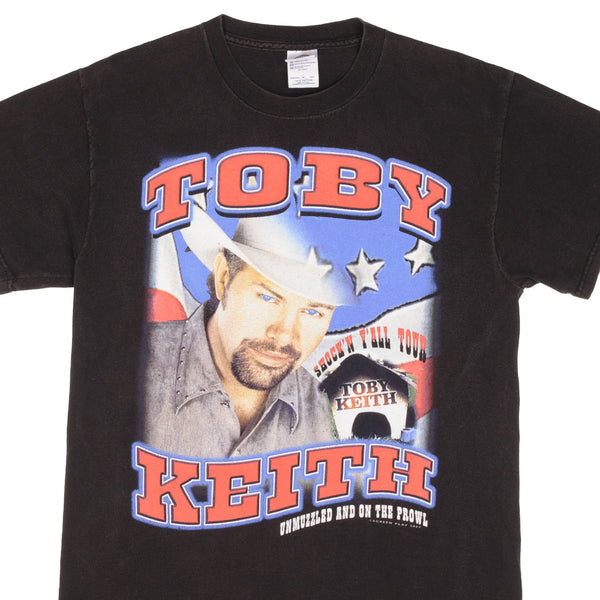 Vintage Toby Keith Shock'n Y'all Tour Tee Shirt 2003 Size Medium
